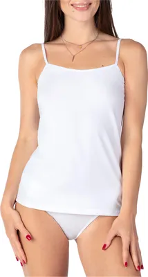 Image de Maillot de corps en coton pour femme Bellivalini BLV50-220 (blanc, 4XL)