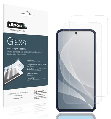 Immagine prodotto di 2x Pellicola Protettiva per Samsung Galaxy A27 Protezione opaco Vetro Flessibile 9H dipos