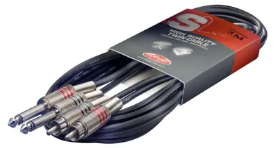Obrázok produktu pre Stagg STC3PCM, kábel 2x RCA/2x JACK, 3 m