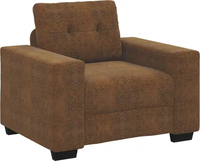 Produktbild von vidaXL Sofa-Sessel Braun 100 cm Kunstwildleder
