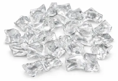 Produktbild von 1L Deko Eiswürfel Eis Dekoeis Acryl ca. 500g 3,8cm ca. 30 Stück