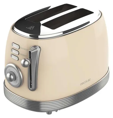 Obrázok produktu pre Vertikálny hriankovač Cecotec Toast&Taste 800 Vintage Light Beige