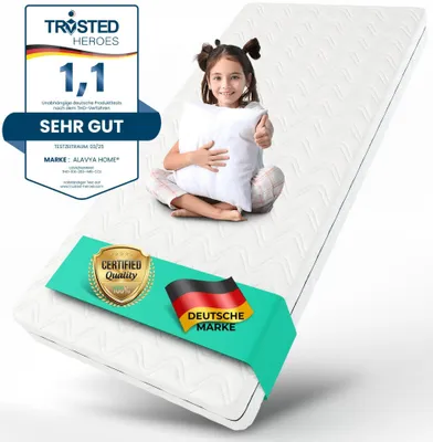 Image de Alavya Home Matelas enfant 90x190 cm COZY mousse à froid - blanc