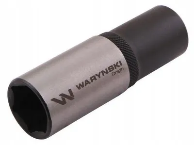 Produktbild von Waryński Sechskant-Stecknuss 1/2 Zoll 18 mm lang CrV50BV30