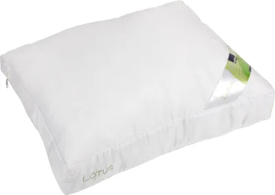 Produktbild von Kopfkissen Polydaun LOTUS – Boxmodell - feuchtigkeitsregulierend - 72x60x10/5 cm
