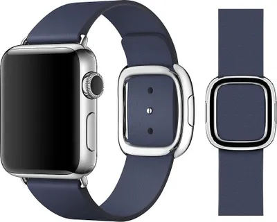 Obrázek produktu pro Původní Apple Modern Buckle Strap Velikost M 38/40/41mm MJ5C2ZM/A Midnight Blue