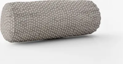 Produktbild von SCHÖNER LEBEN. Kissenhülle Fryett`s Halbpanama Spotty Punkte grau Größe 15x40cm (ØxB) Nackenrolle 15x40cm (ØxB) Nackenrolle Größe