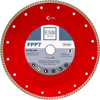 Produktbild von Diamanttrennscheibe FPP7 Fliese Premium - Ø 230 mm - 22,23 mm Bohrung
