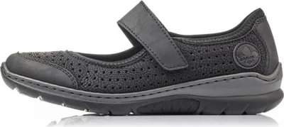 Produktbild von Rieker Damen Klettschuhe 22376-36, 22376-37, 22376-38, 22376-39, 22376-40, 22376-41, 22376-42, 31517-36, 31517-37, 31517-38, 31517-39, 31517-40, 31517-41, 31517-42 RIE-L32B5 schwarz/schwarz 41