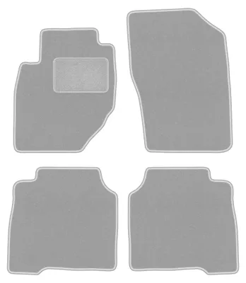 Immagine prodotto di Tappetini in moquette per Hyundai Terracan 2001-2006 (SUV) – set 4 pezzi, grigi, su misura – Wielganizator OSLO