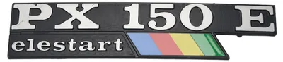 Produktbild von Emblem PX 150 E elestart RMS 135 x 33 mm für Vespa PX 150 2-Takt M742M