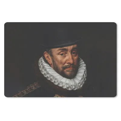 Produktbild von MuchoWow® Mauspad Mousepad Wilhelm von Oranien - Adriaen Thomasz 27x18 cm - Mousepads - Maus Mat - Pad - Mausunterlage - Büroartikel - Desk Matten