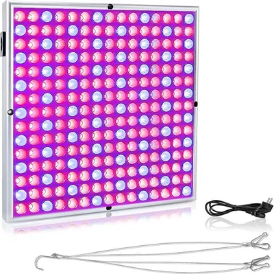 Produktbild von JOIEYOU 45W Pflanzenlampe LED Vollspektrum Grow Light Pflanzenlicht 225 LEDs Rot & Blau LED Wachstumslampen für Pflanzen Grow Lampe Pflanzenleuchte für Zimmerpflanzen - 310 * 310 * 35mm