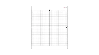Produktbild von Selbstklebende Folie, Magnetauflage, Magnetisch, Trocken abwischbar 80x95 cm - Koordinatensystem