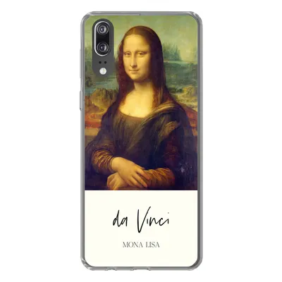 Produktbild von MuchoWow® Handyhülle Schutzhülle Hülle für Huawei P20 Mona Lisa - Leonardo da Vinci - Alte Meister Silikon Softcase Handy Hülle - Hardcover