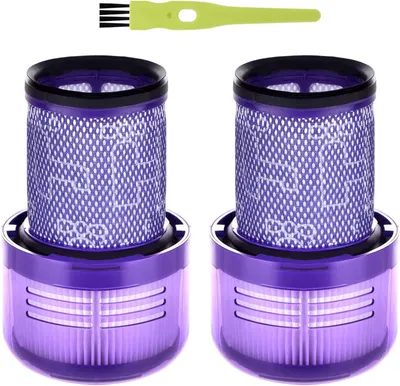 Produktbild von V12 Filter für Dyson V12 Detect Slim Absolute Extra Staubsauger, Ersatzfilter für Dyson V12 Slim Motorhead Complete Ersatzteile Zubehör 971517-01, 2 Stück, Haushaltsstaubsauger Ersatzfilter