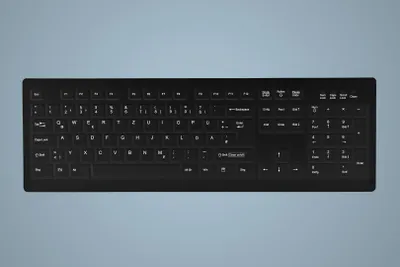 Produktbild von Contour Design Active Key AK-C8100, Kabelgebunden, USB, Scherenschalter, Schwarz