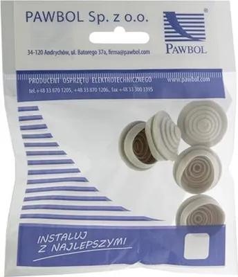Image de Presse-étoupe en caoutchouc, 37 mm, gris, pack de 5