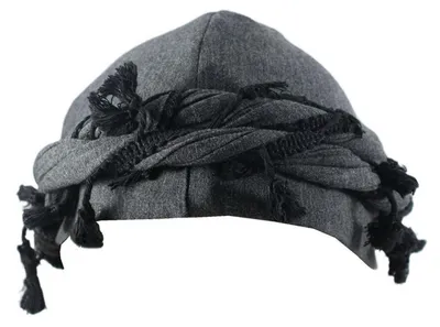 Immagine prodotto di Turban da uomo, modello durag, in raso, foderato, elasticizzato, per coprire testa e collo, colore grigio scuro