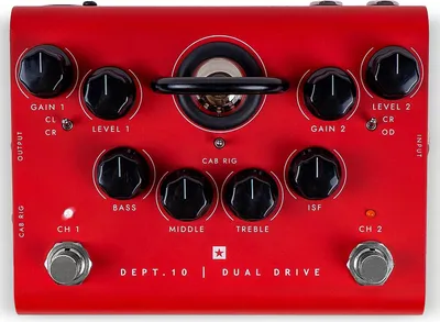 Productafbeelding van Blackstar Dept. 10 Dual Drive, een overdrive-pedaal met buizenversterking