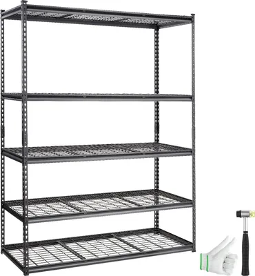 Produktbild von Lagerregal, Garagenlagerregal, 5-stöckig, verstellbar, 2000 lbs belastbar