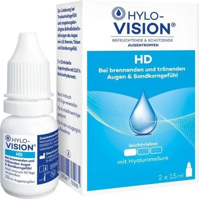 Produktbild von Hylo-Vision HD Augentropfen 2X15 ml