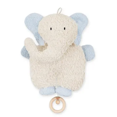 Produktbild von Efie  Baby Spieluhr Elefant hellblau – Melodie LaLeLu, Kuschelspieluhr aus kbA Baumwolle,  Germany
