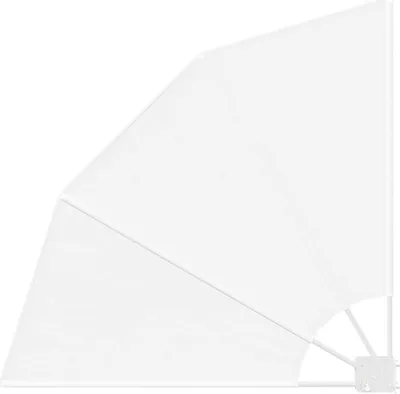 Immagine prodotto di vidaXL Schermatura per balcone 115 x 115 cm in poliestere bianco