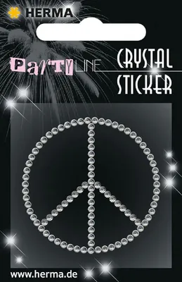 Produktbild von HERMA 15381 3x Crystal Sticker Peace
