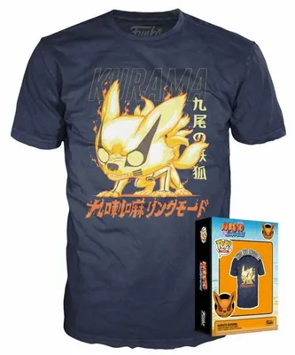 Productafbeelding van Funko Pop! figuurtje, Naruto Shippuden - Kurama, T-shirt, maat XL, vinyl, collector's item