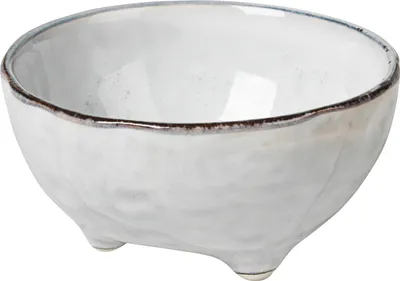 Produktbild von Broste Copenhagen Copenhagen NORDIC SAND Schale L mit Füßen 11 cm