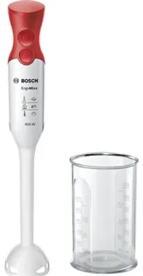 Immagine prodotto di Bosch ErgoMixx MSM64010 - Handmixer - 450 W - Weiß/Rot (MSM64010)