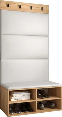 Produktbild von Garderobe MIRO Set 2 mit gepolsterten Paneelen Industrial Design