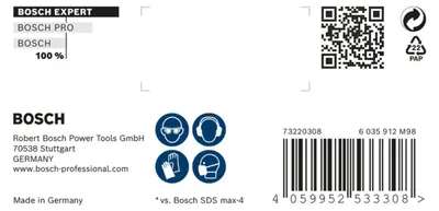 Immagine prodotto di Bosch EXPERT SDS max-8X punta per martello, 32 x 600 x 720 mm. Martelli perforatori 2608900256