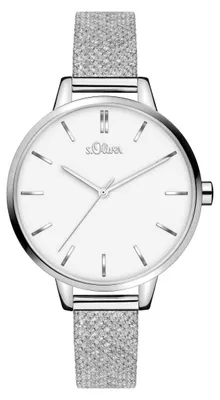 Produktbild von s.Oliver Damen Uhr Armbanduhr Edelstahl SO-3972-MQ