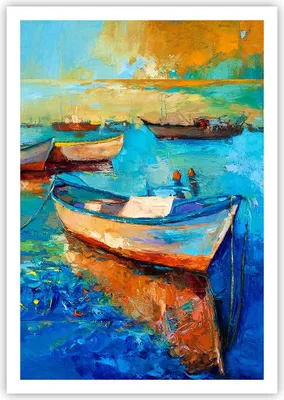 Produktbild von Poster - Poster ohne Rahmen - £ódŸ Hafen Bunt - 70x100 cm - Wand Bild - Wanddeko - Wandbilder - Kunstposter - Wandposter - Bilder - Kunstdruck - Wanddekoration - Wandbild - P2XPA70x100-4160