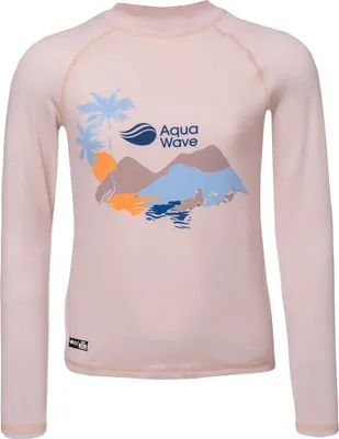 Produktbild von Aquawave Uver Langarm-rash Guard Rosa 128 cm Kinder Rosa 128 cm