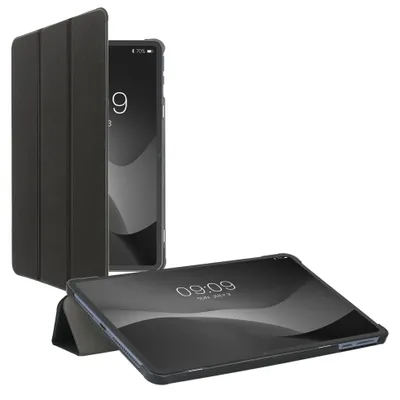 Produktbild von kwmobile Hülle kompatibel mit HONOR Pad 8 - Smart Cover Tablet Case Schutzhülle - Stand - in Anthrazit