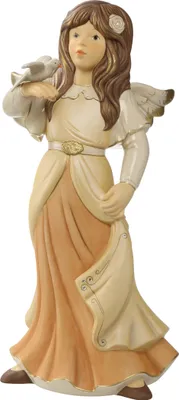 Produktbild von Goebel Figur Himmlischer Bote, Weihnachten, Himmelsboten, Steingut, Champagner, 41630071