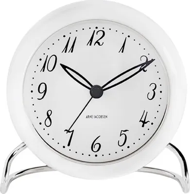 Produktbild von Rosendahl Uhr Tischuhr 43670 weiß Wecker