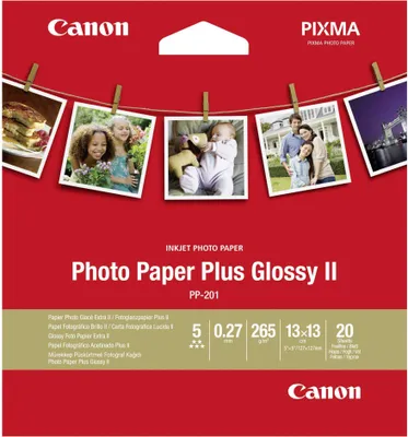 Produktbild von Canon PP-201 13x13 cm 20 Blatt Photo Paper Plus Glossy II 265 g