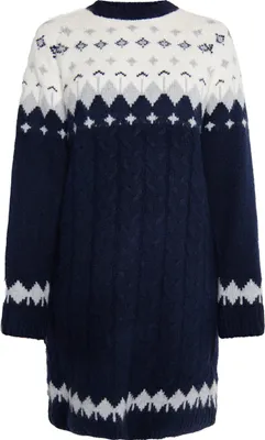 Image de Robe Mutha pour femme - bleu foncé et multicolore, XS/S