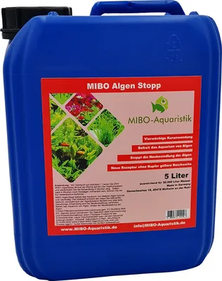 Produktbild von MIBO Algenstopp 5000 ml Algenvernichter Algen Stopp Aquarium