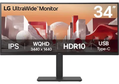 Produktbild von 34BA75QE-B.AEU (86.7 cm (34 Zoll), schwarz, UWQHD, IPS, Curved, HDR)