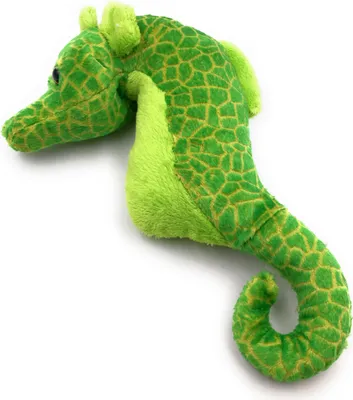 Image de Onwomania peluche tissu animal hippocampe vert Hippocampe 23 cm