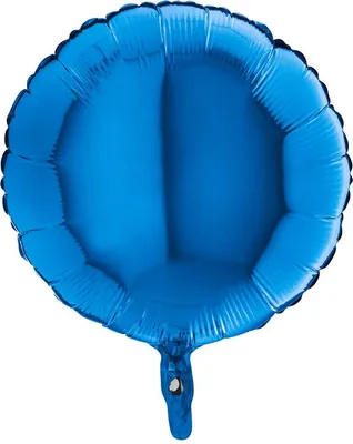Produktbild von 18"/Ø46cm Folienballon Uni | Blau