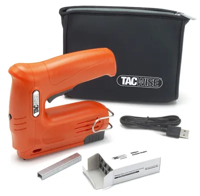 Produktbild von Tacwise 1564 Hobby 53-13EL 4V Heftklammerpistole Nagelpistole Set