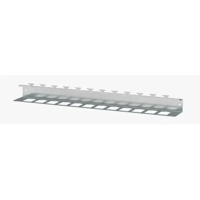 Immagine prodotto di Pannello di permutazione ABN, da incasso/sospeso per 12 moduli Keystone (RJ45) AZUPP12