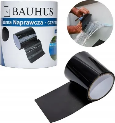 Produktbild von STARKES WASSERFESTES KLEBEBAND REPARATURBAND FLEXBAND SCHWARZ BAHUS 1,5 m