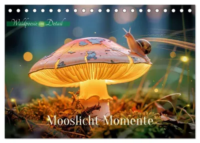 Produktbild von Mooslicht Momente (Tischkalender 2027 DIN A5 quer), CALVENDO Monatskalender